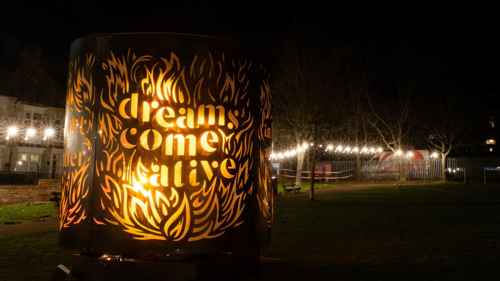 Image of Fireside Stories installation