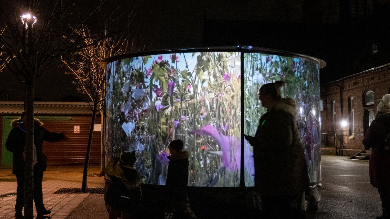 An image of the Night Garden installation